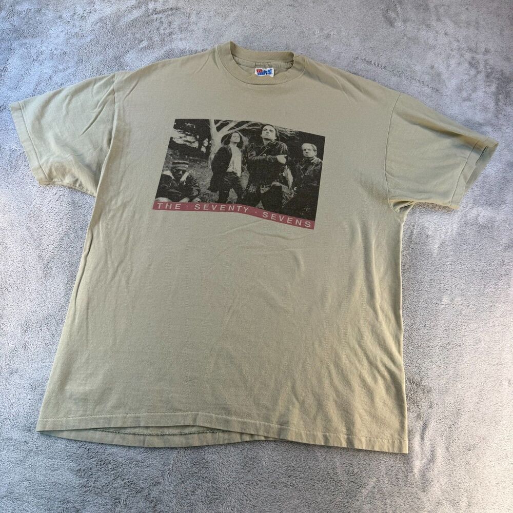 Vintage The Seventy Sevens Drowning With Land In Sight Band T Shirt XL USA